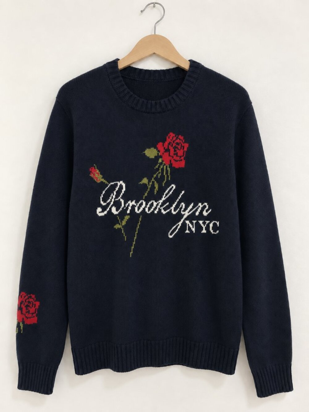Old Navy SoSoft Brooklyn NYC Rose Sweater Men’s XL NWT